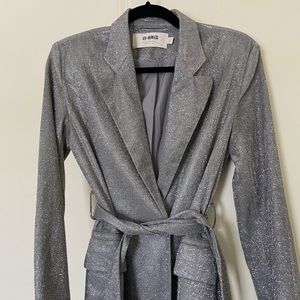 4th and Reckless Tall Glitter Blazer Dress
